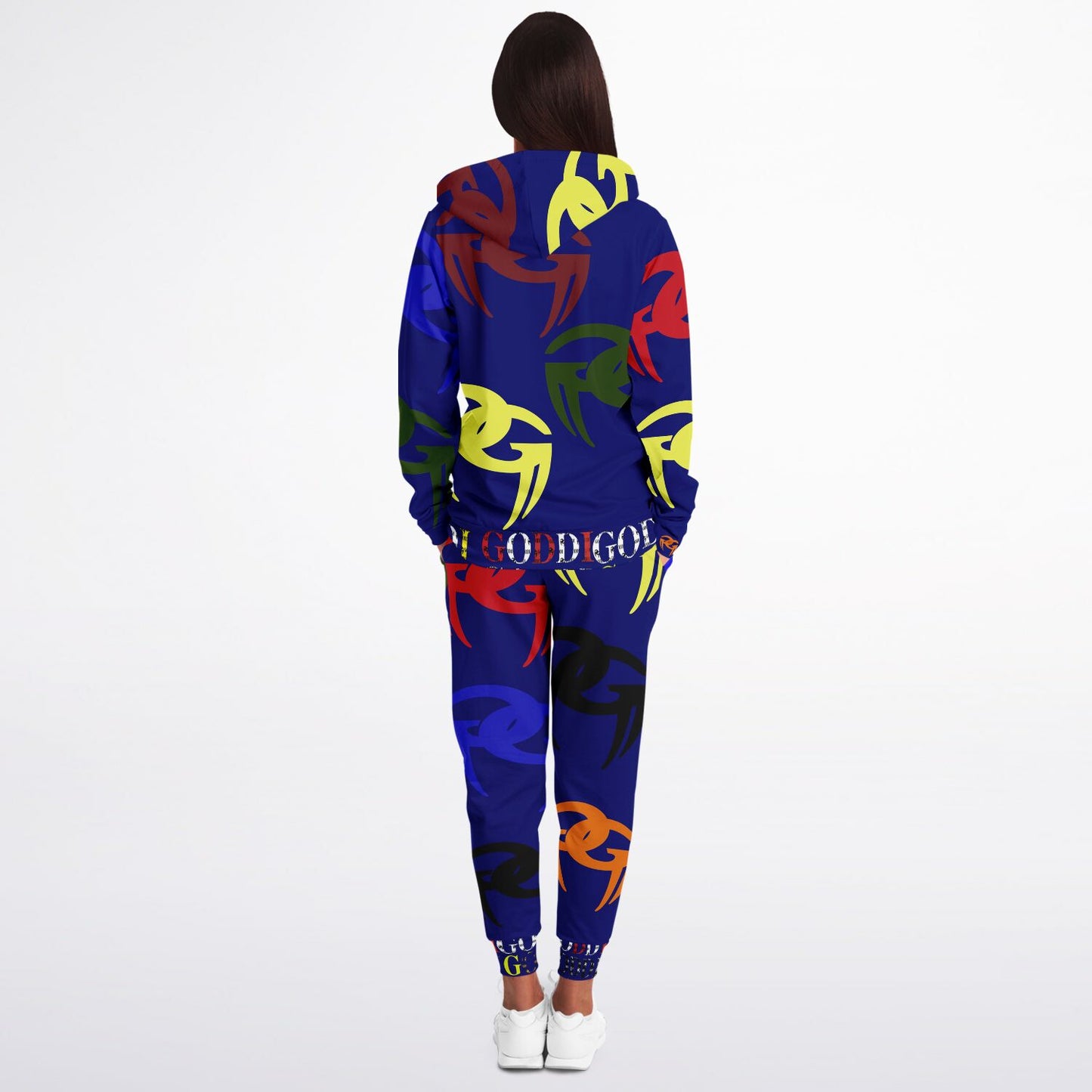 GODDI GG Logo Print Ziphoodie & Jogger -Unisex