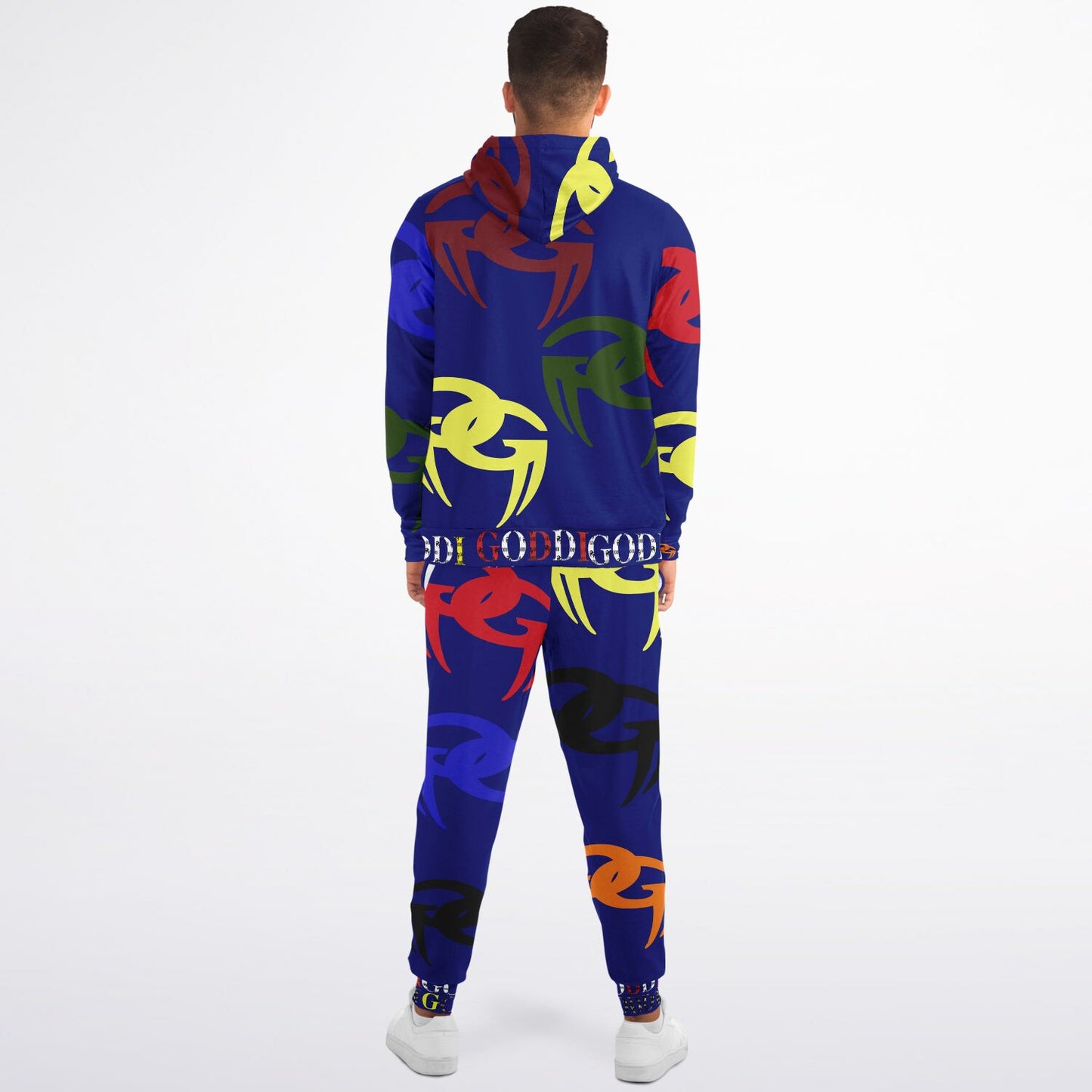 GODDI GG Logo Print Ziphoodie & Jogger -Unisex