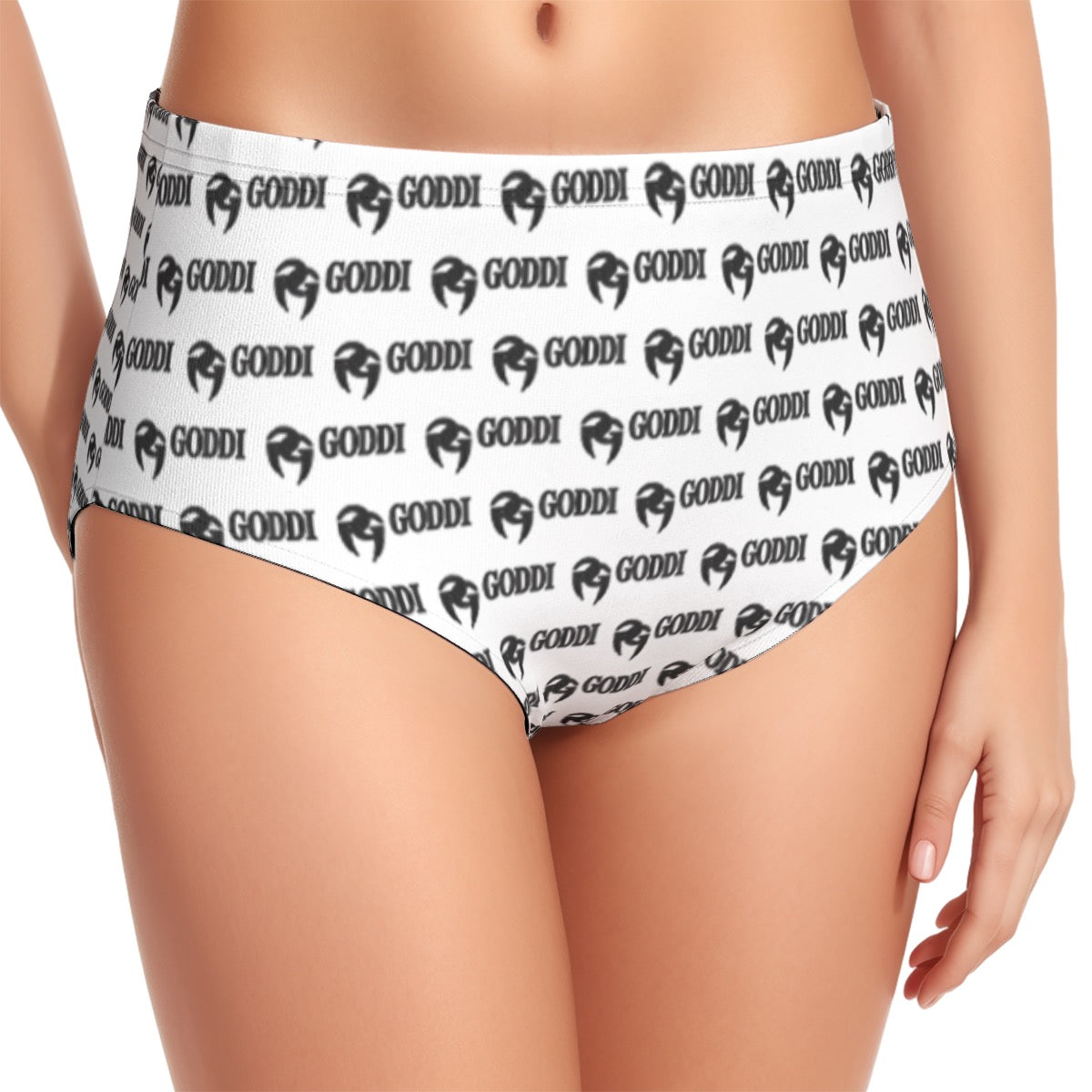 All-Over Print Women's Swimsuit Set With Halter