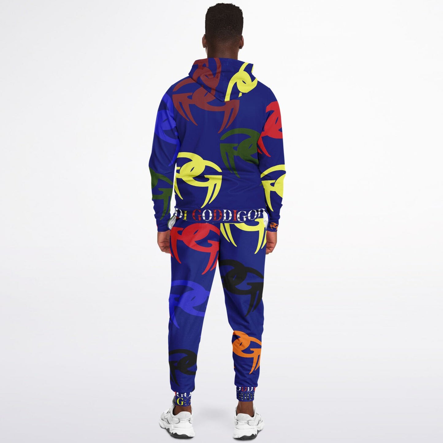 GODDI GG Logo Print Ziphoodie & Jogger -Unisex