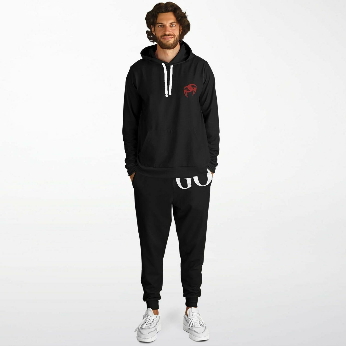 GODDI GG Pullover Hoodie & Jogger, M Black A026