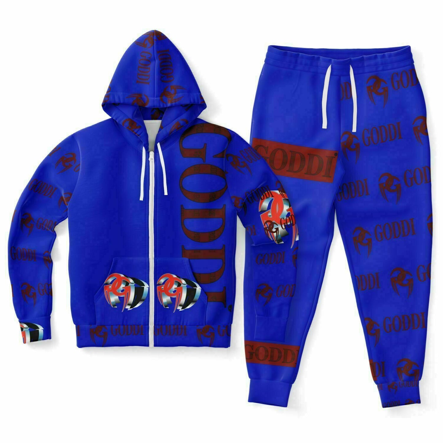 GODDI GG Designer Ziphoodie & Jogger,M, Unisex $150.00