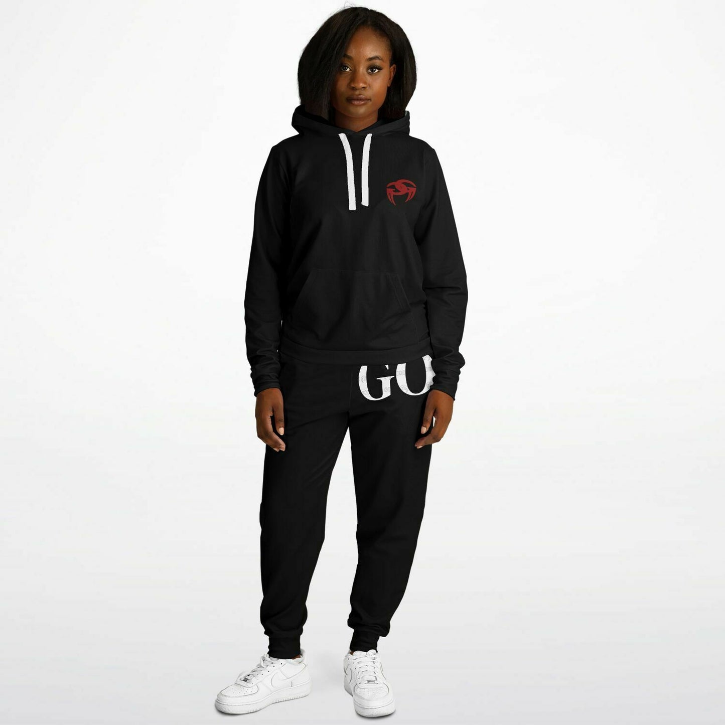 GODDI GG Pullover Hoodie & Jogger, M Black A026