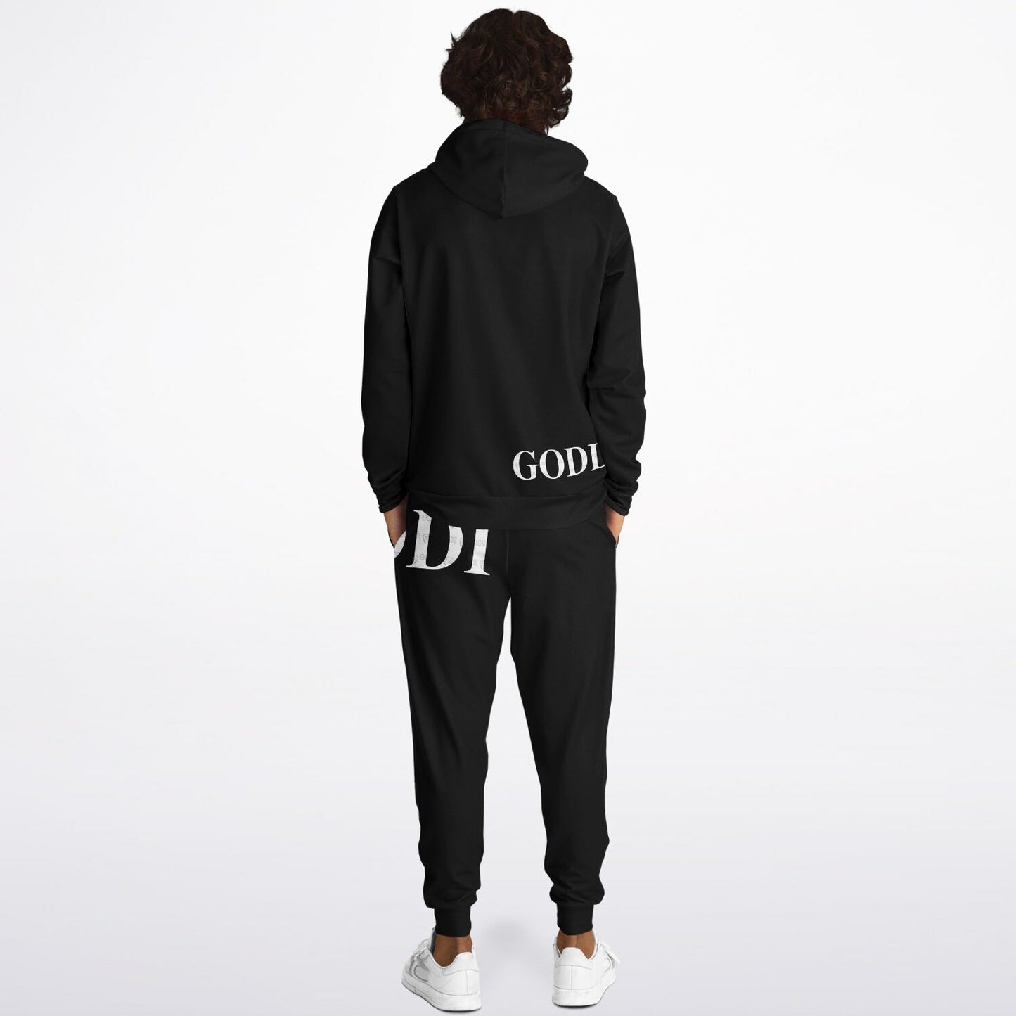 GODDI GG Pullover Hoodie & Jogger, M Black A026