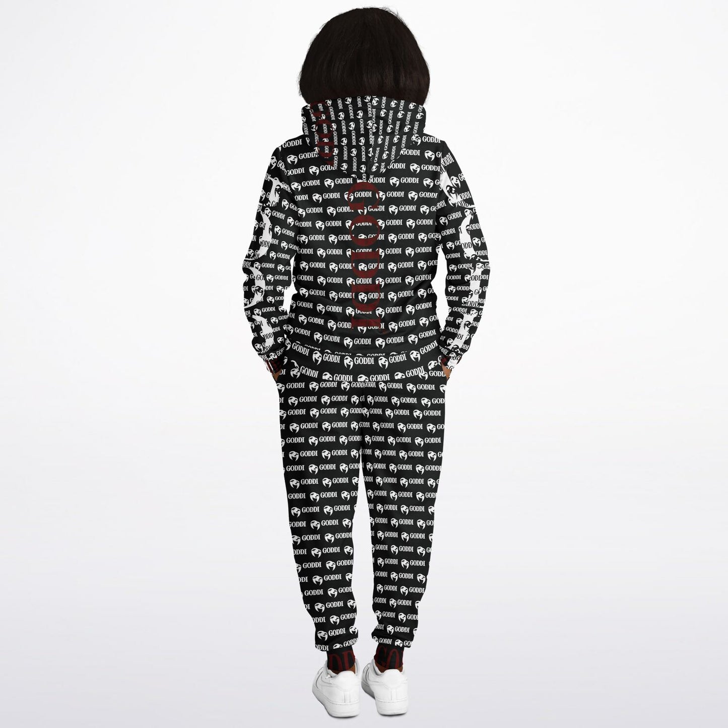 GODDI GG Black Graphic Pullover Hoodie & Jogger - S