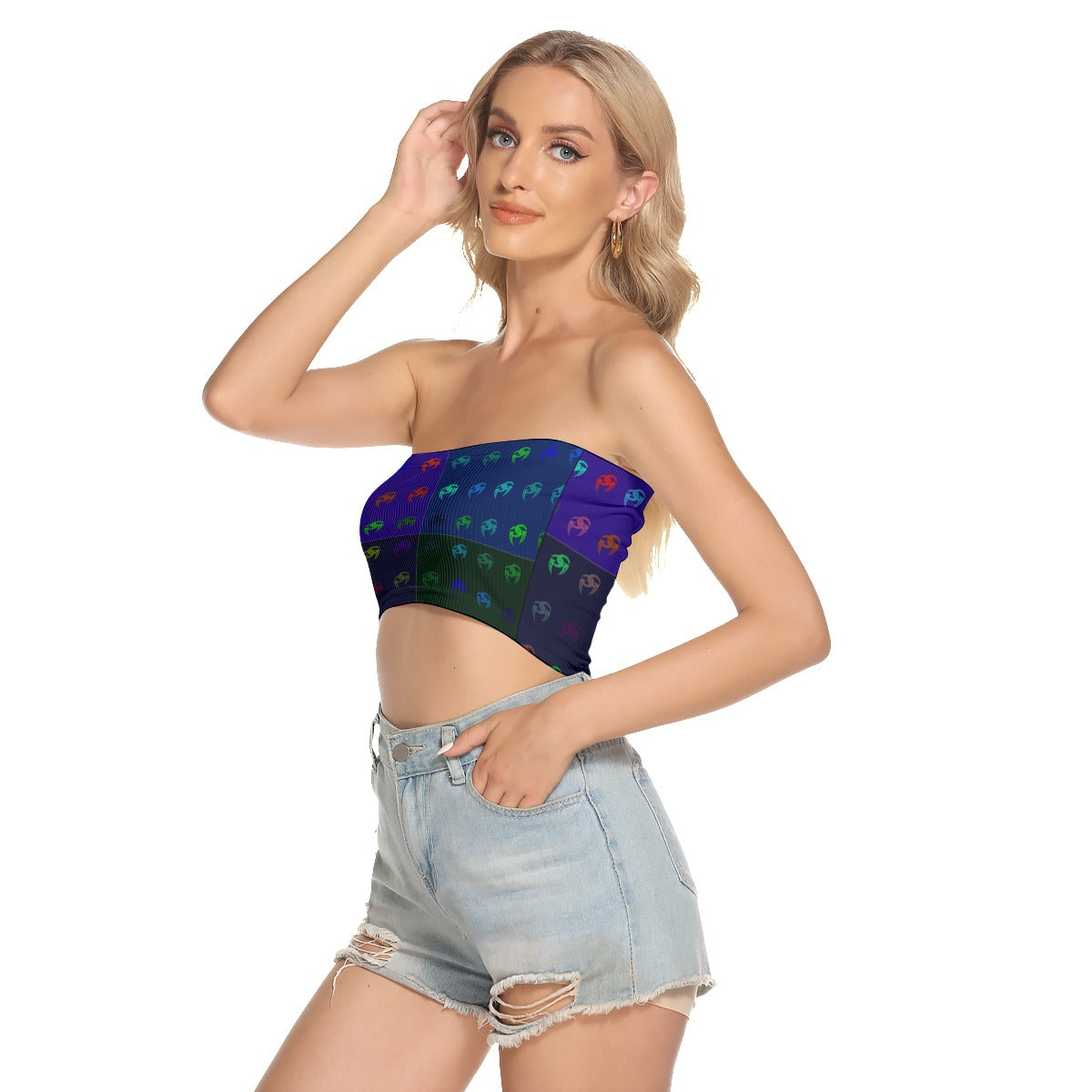 Goddi GG All Over Women's Tube Top