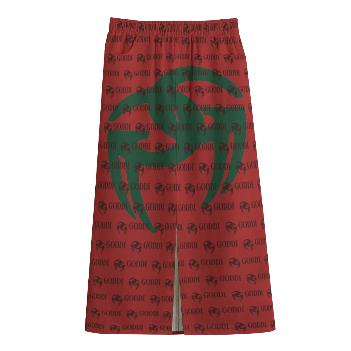 Women’s Cotton Cargo GG Skirt With Slit In The Front
