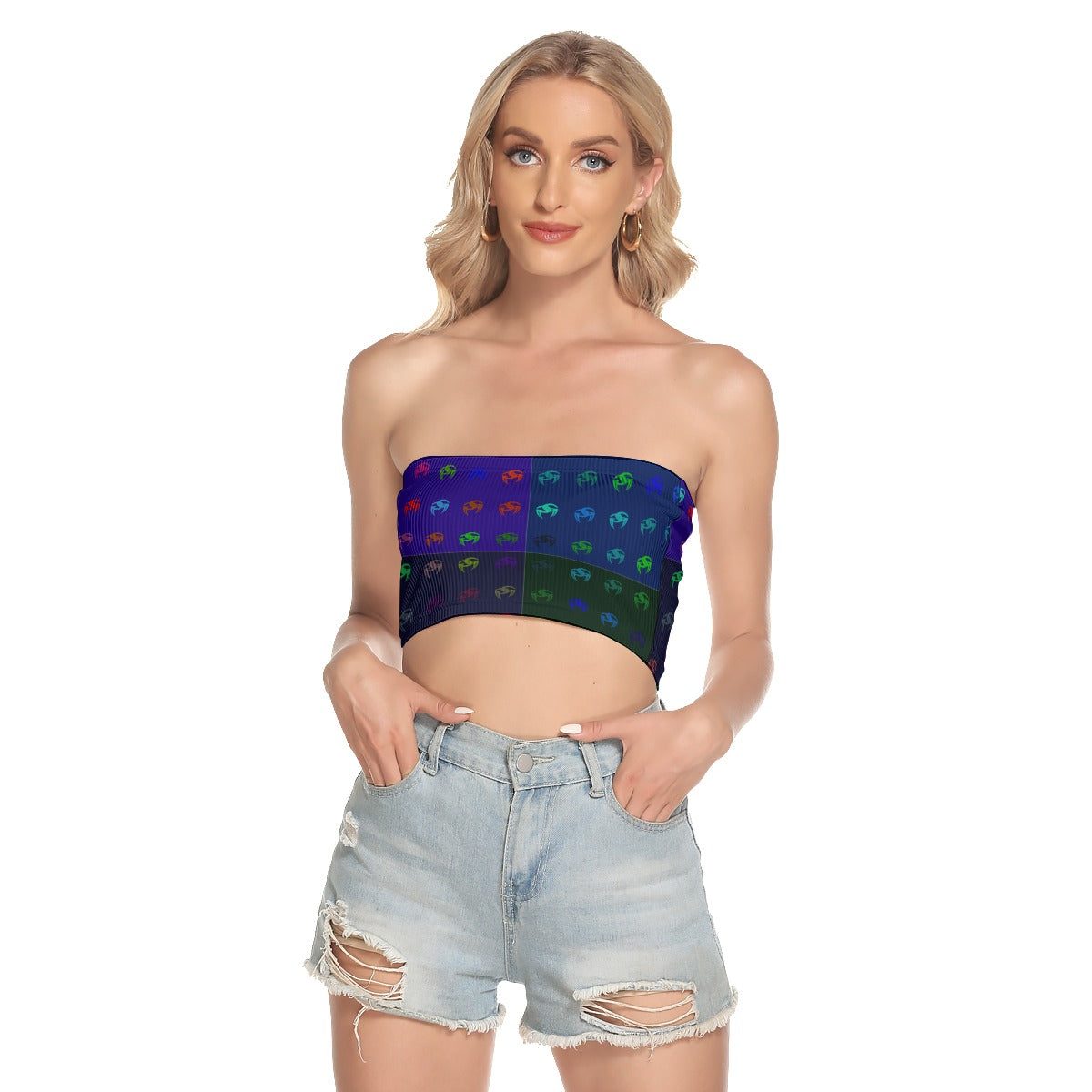 Goddi GG All Over Women's Tube Top