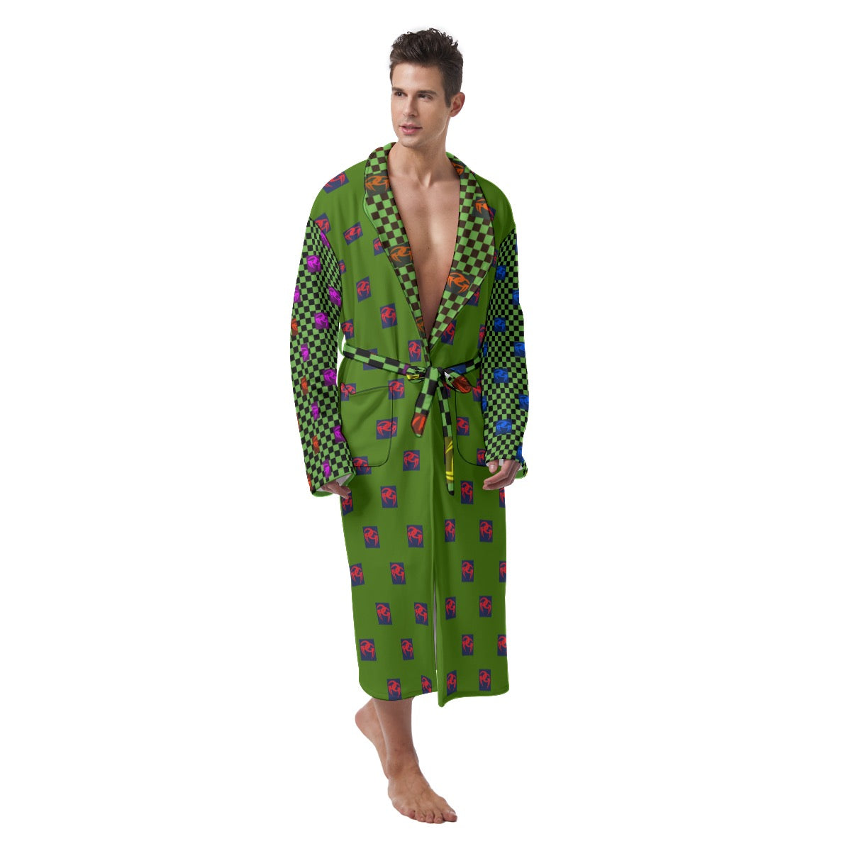 Goddi GG All - Over Belted Toweling Robe Men’s Size, L