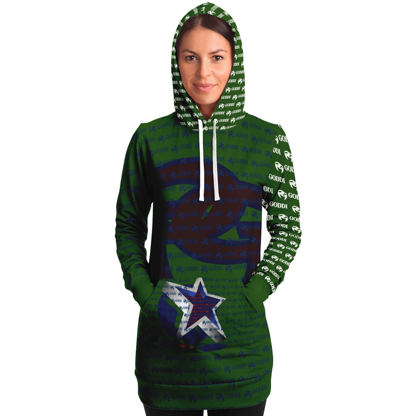 Goddi - Women’s Athletic GG Longline Hoodie - s