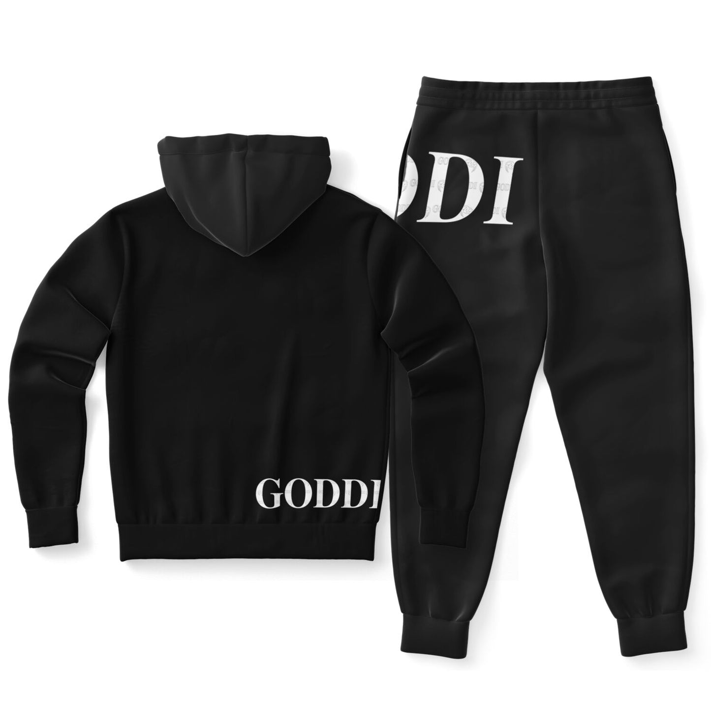 GODDI GG Pullover Hoodie & Jogger, M Black A026