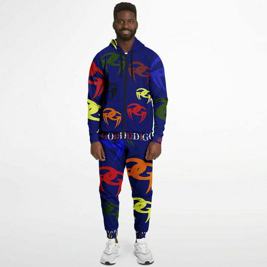 GODDI GG Logo Print  Ziphoodie & Jogger -Unisex