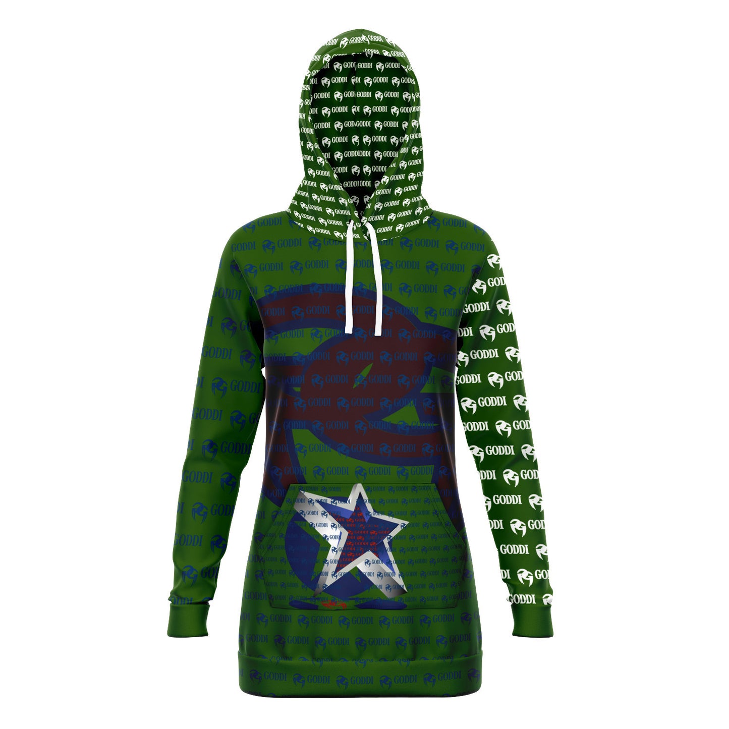 Goddi - Women’s Athletic GG  Longline Hoodie - s