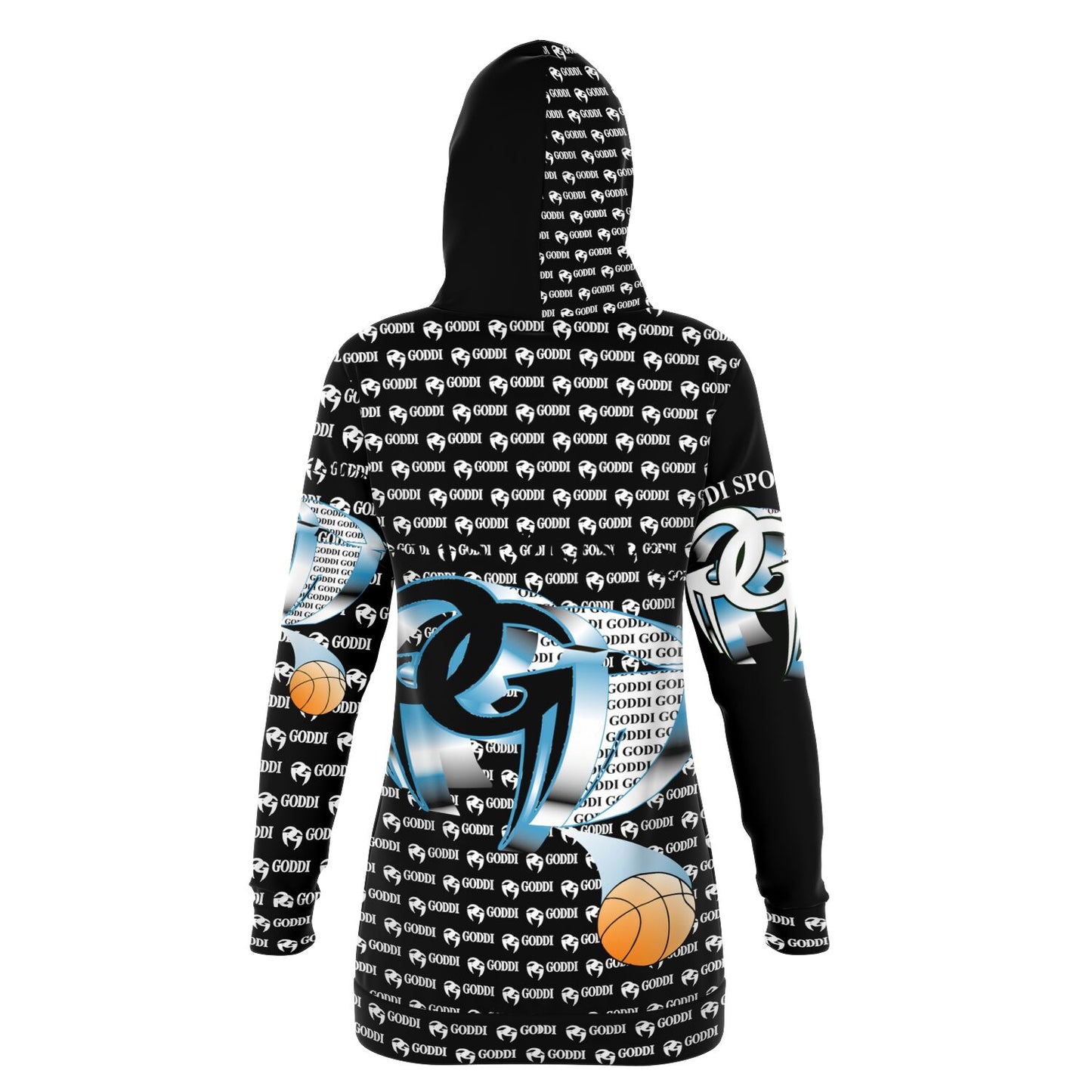 GODDI GG Athletic Longline Hoodie Viral Comfrt Hoodie Run Don’t Walk