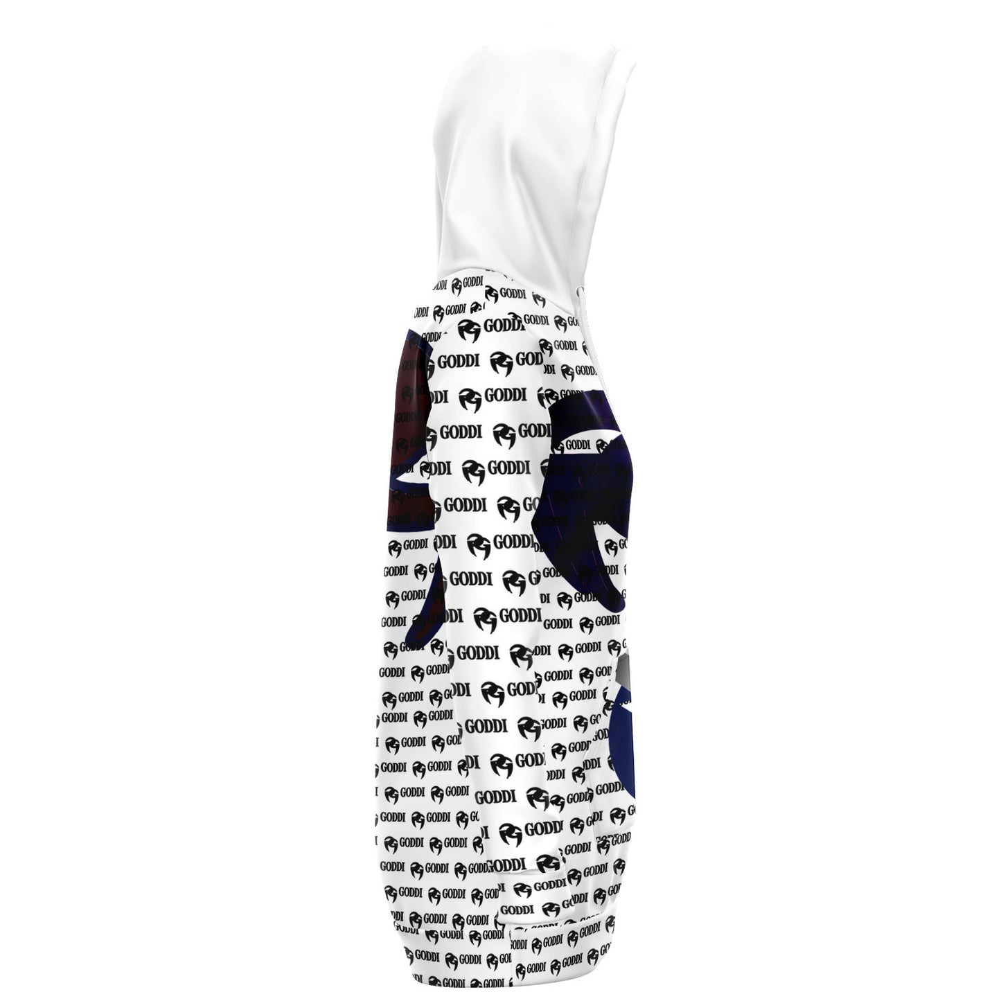 GODDI GG All over loungewear Athletic Women’s Longline Hoodie, XS