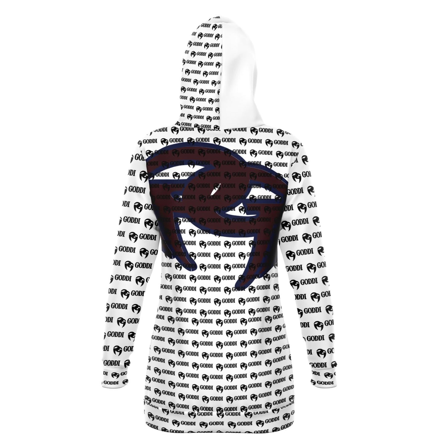 GODDI GG All over loungewear Athletic Women’s Longline Hoodie, XS