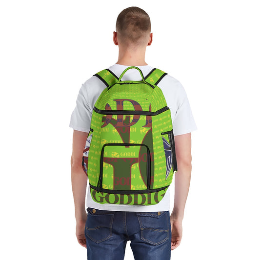 Letter Graffiti Pattern Backpack Unisex