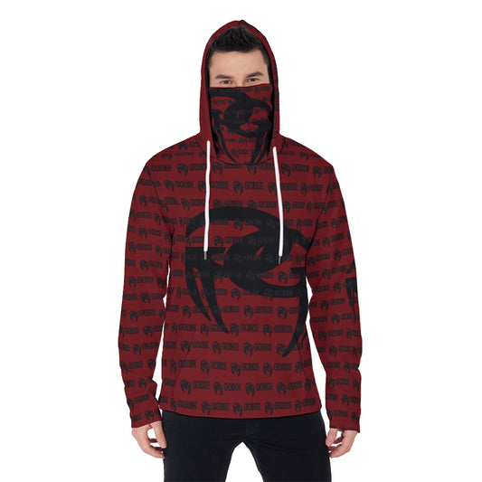 GODDI GG All-Over Men's Pullover Hoodie With Mask, L