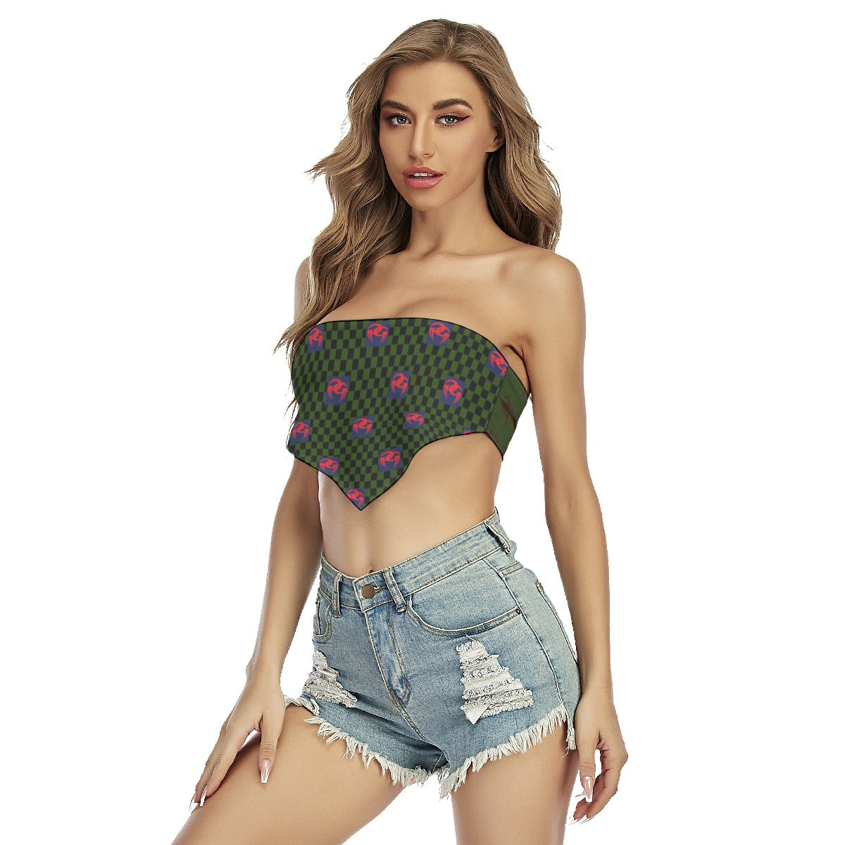 GODDI All-Over Women Triangle Tube Top, xs, $42.00