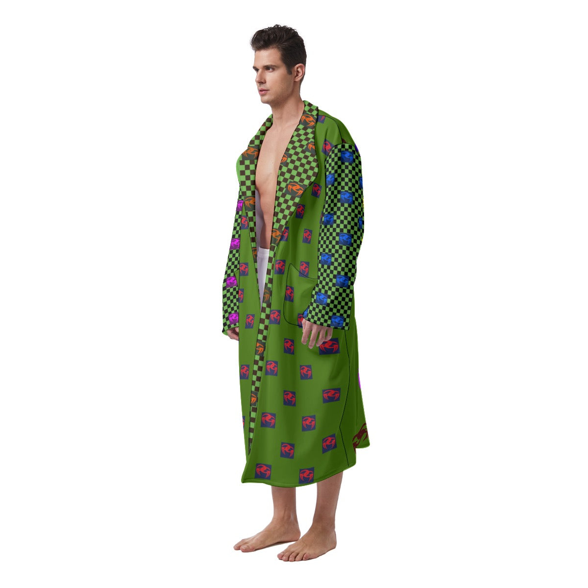 Goddi GG All - Over Belted Toweling Robe Men’s Size, L