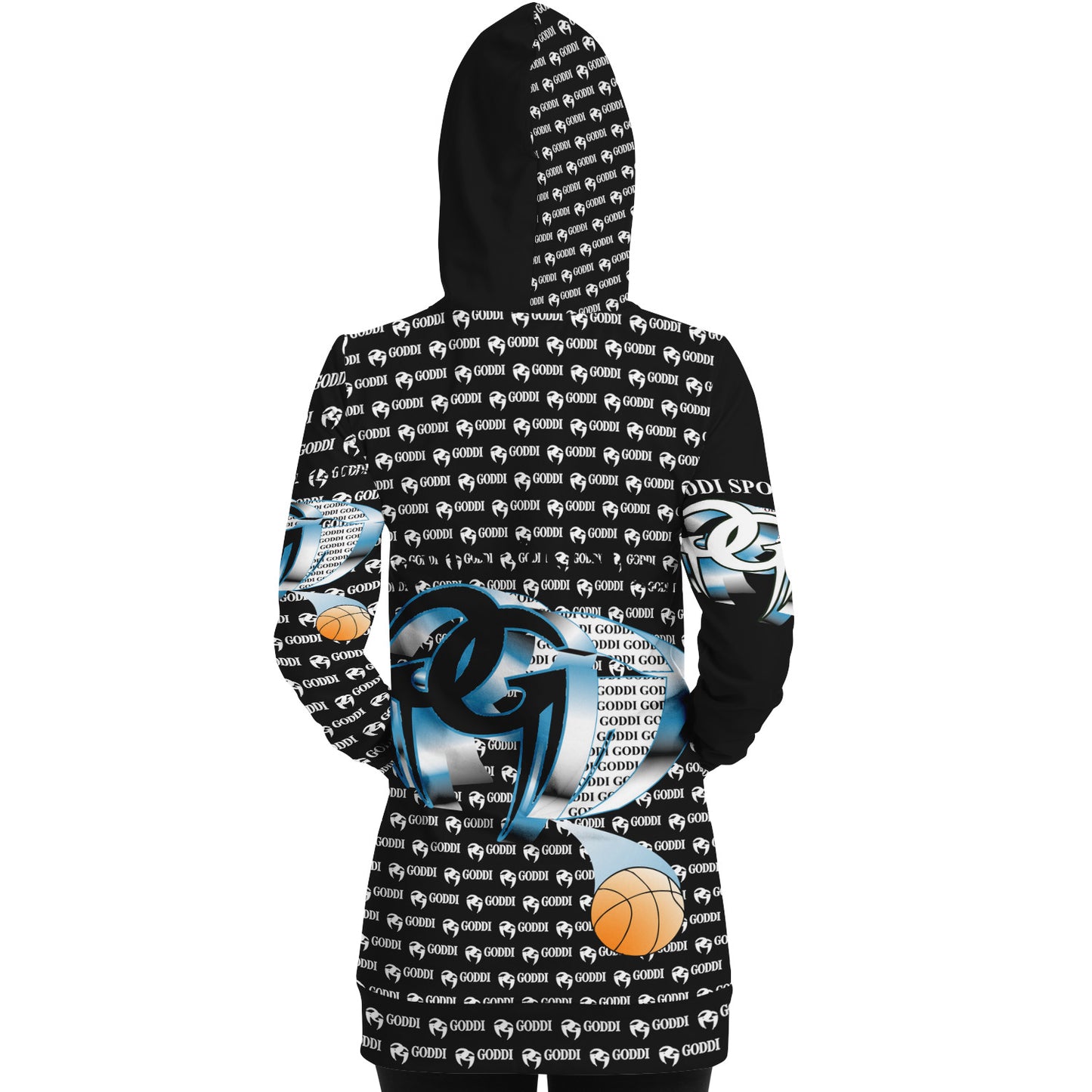 GODDI GG Athletic Longline Hoodie Viral Comfrt Hoodie Run Don’t Walk