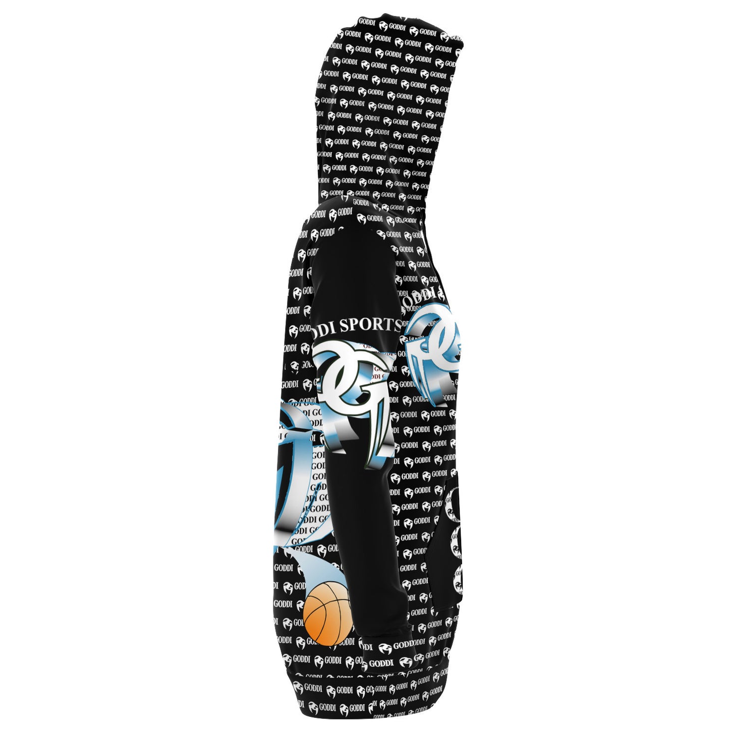 GODDI GG Athletic Longline Hoodie Viral Comfrt Hoodie Run Don’t Walk