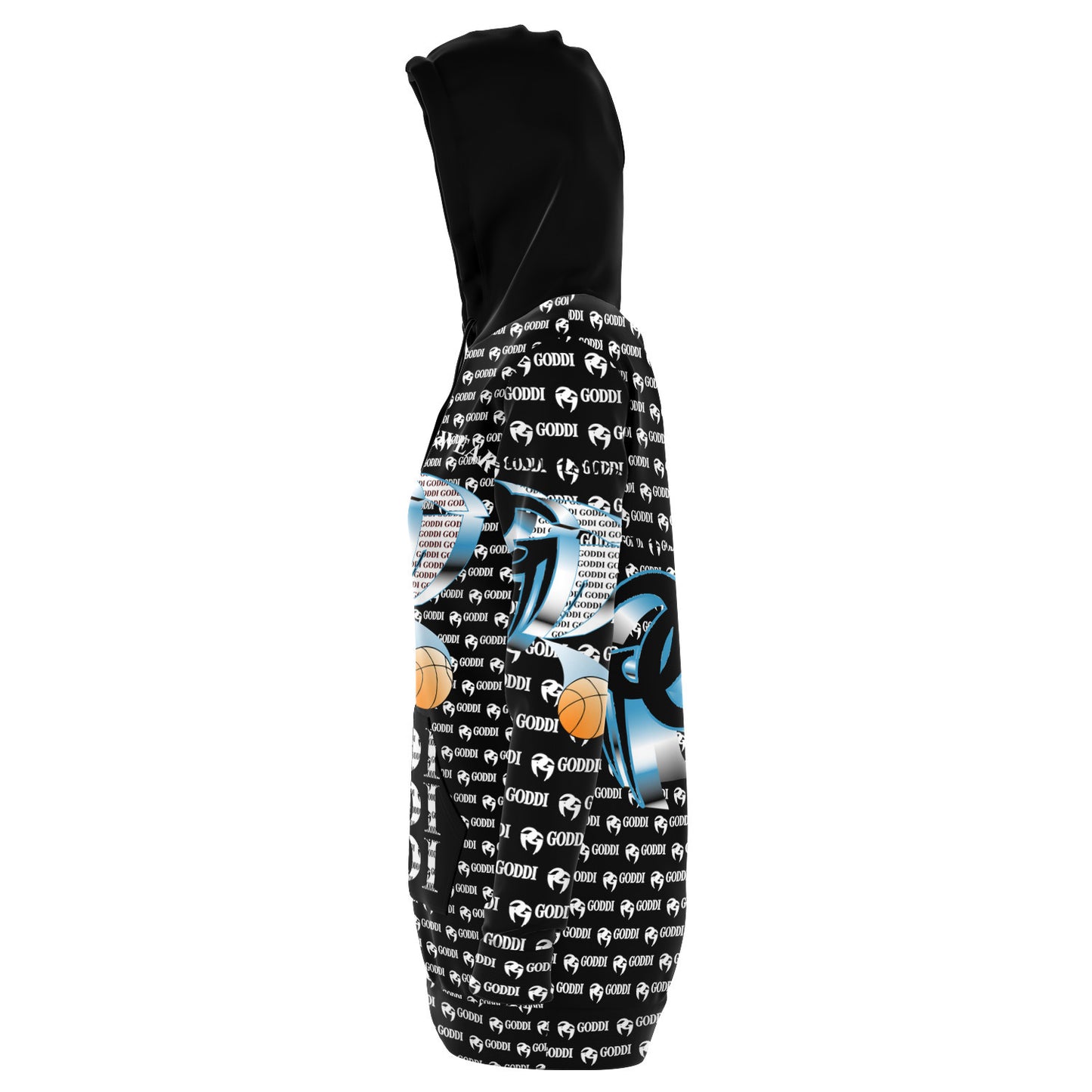 GODDI GG Athletic Longline Hoodie Viral Comfrt Hoodie Run Don’t Walk